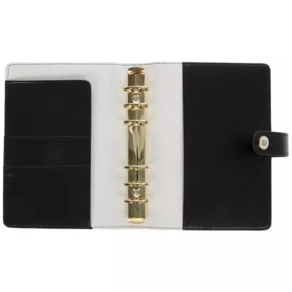 Black & White Bow Empty Personal Planner